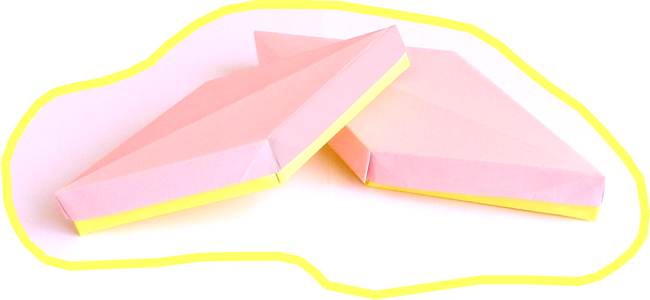 Origami Diamond Candy Boxes