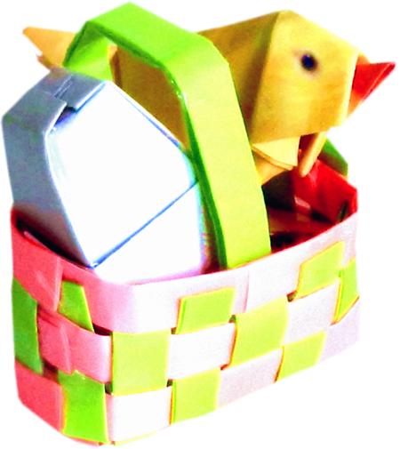 Origami Easter Basket