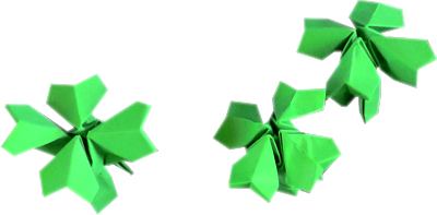 Origami Clovers