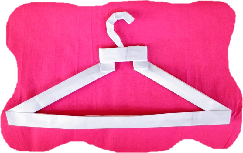 Origami Clothes Hanger
