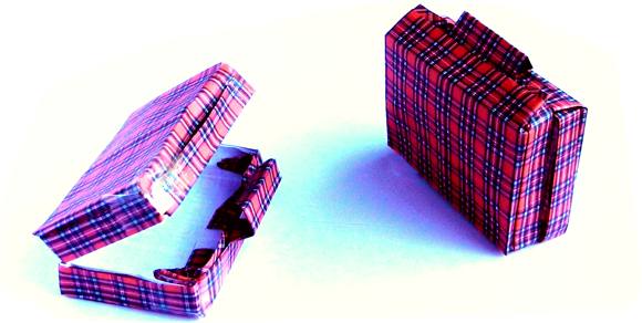 Origami Suitcases