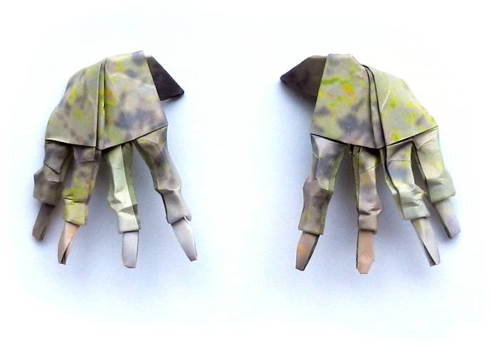 Origami Horror Hands