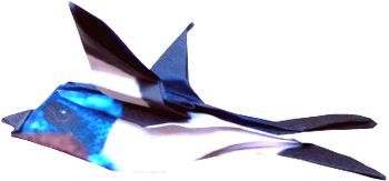clipart van een vliegende zwaluw van papier