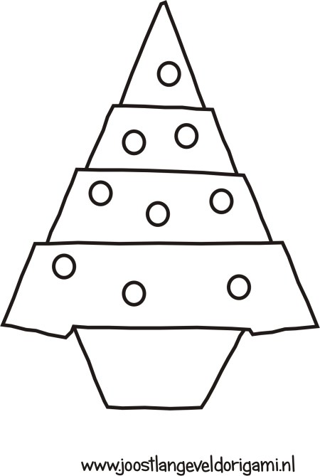 colouring picture of a christmas tree