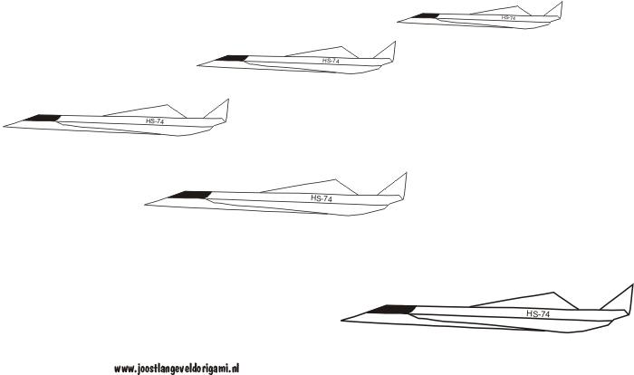 colouring picture of high speed planes in formation