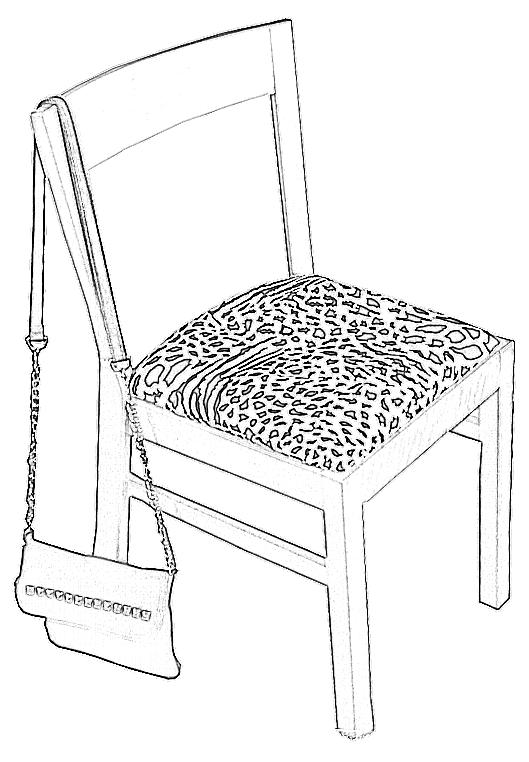 Tiger print chair