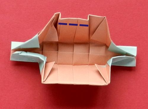 origami Ankylosaurus diagrams