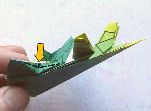 uitleg om een dino schildpad van papier te maken