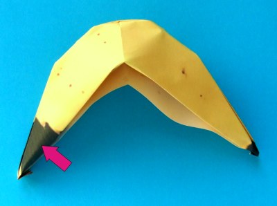 hoe maak ik een banaan van papier