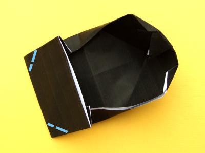 how to fold an origami baseball cap