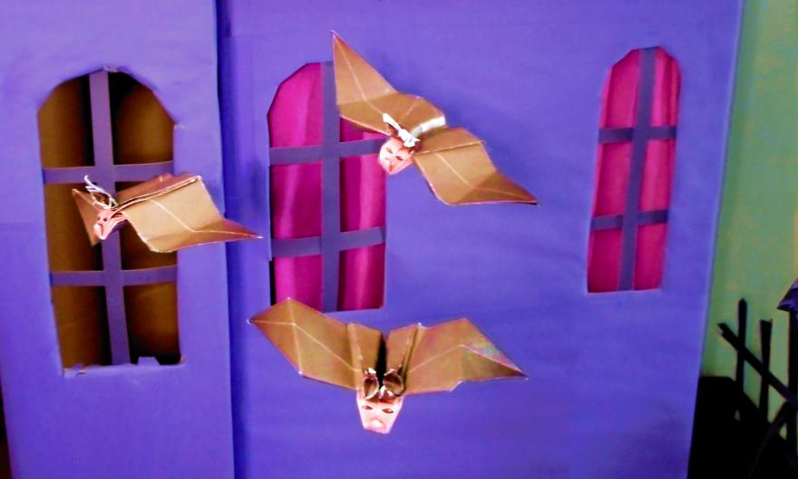 Origami vleermuizen