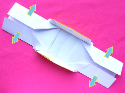 Make a paper Origami birdhouse