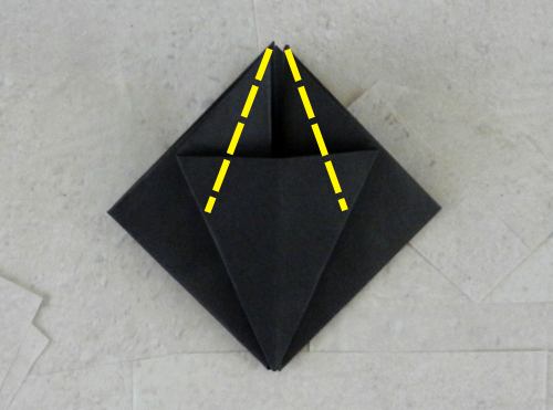 origami black cat folding diagrams