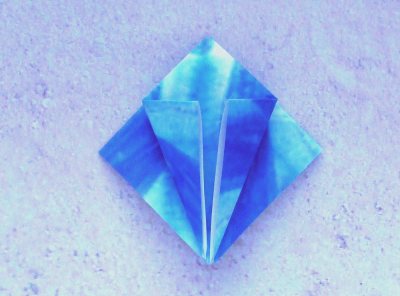 Make Origami Blue Bell Flowers