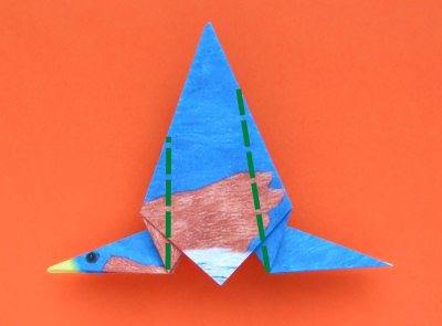 Fold an Origami Bird in Flight