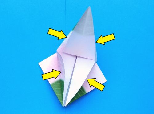 Bonsai origami branch folding diagrams