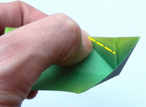 Origami flower buds diagrams