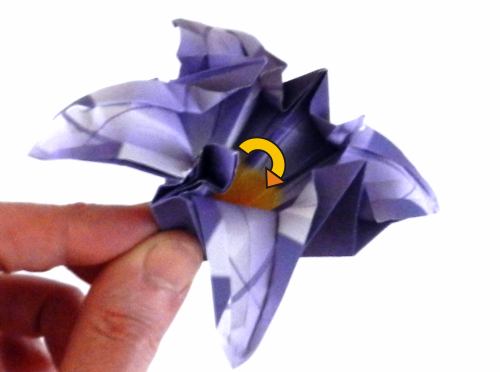 Fold an Origami Iris Flower