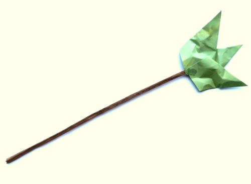 Make a Bonsai Origami Iris Flower
