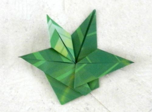 Bonsai Origami Flower Tree folding instructions