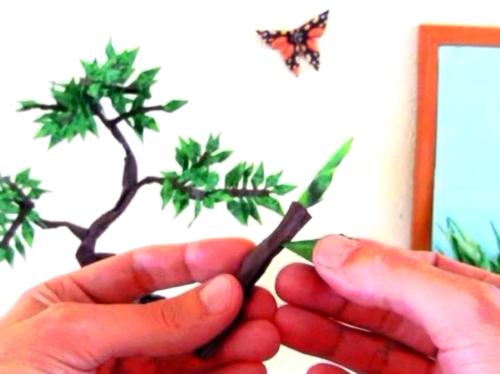Make a Bonsai Origami Tree