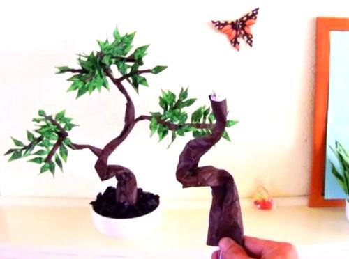 Make a Bonsai Origami Tree