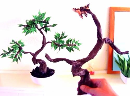 Stem of a Bonsai Origami Tree
