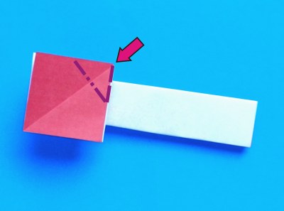 how to fold an origami bookmark with a red heart