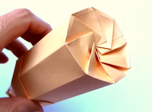 Origami Bottle folding instructions
