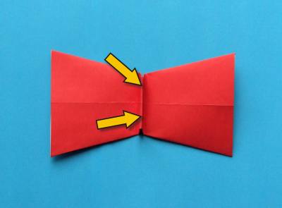 how to make an origami bow