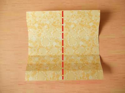 diagrammen voor een origami doosje