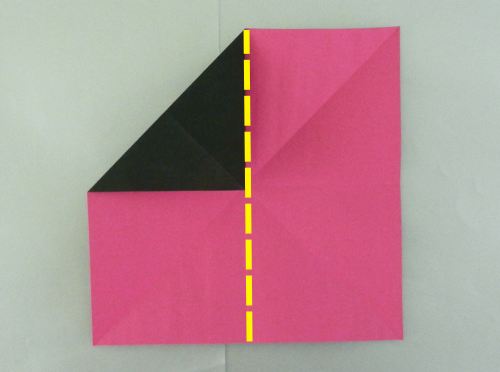 how to make an origami box with pink heart