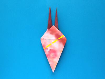 instuctions for folding an origami butterfly