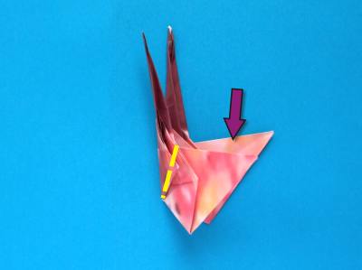 instuctions for folding an origami butterfly