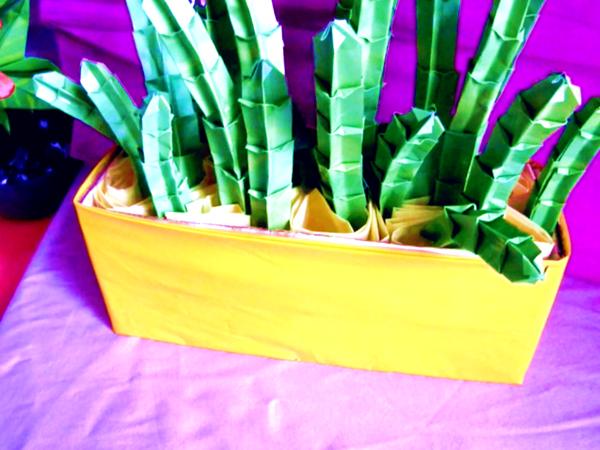 Een cactus plant van papier maken