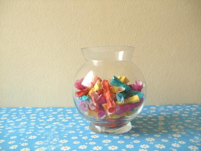 Origami candies