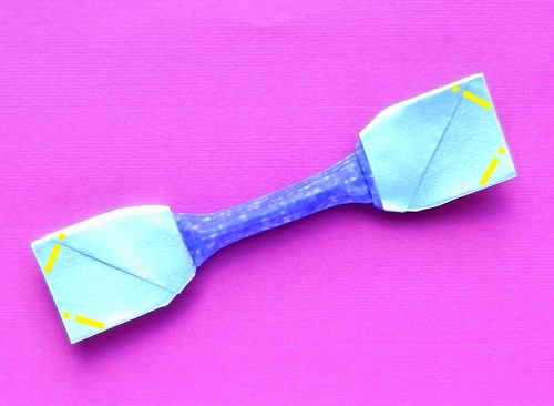 Fold an Origami Canoe with Paddle