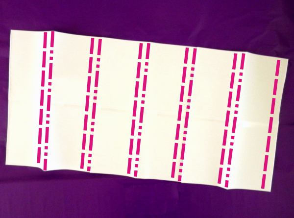 Make a paper card rack