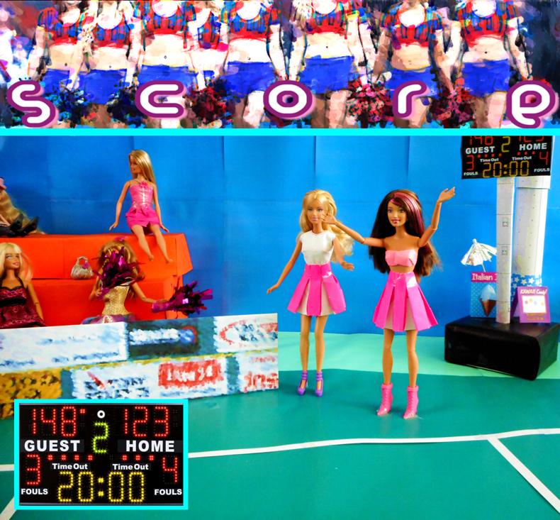 Barbie cheerleaders