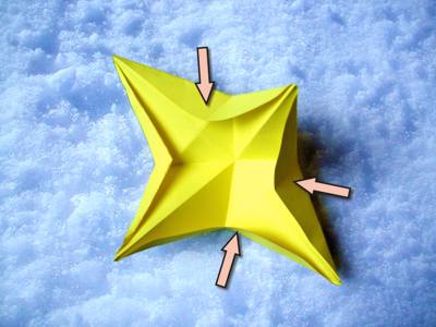 origami christmas star
