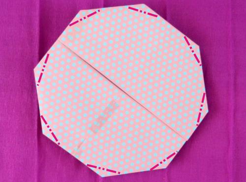 Make an Origami Circle Skirt