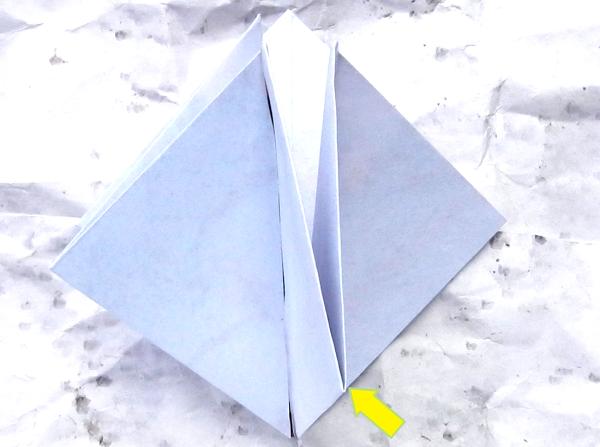 Origami kakkerlak maken