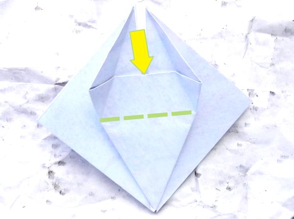 Origami kakkerlak maken