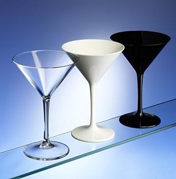 Plastic design cocktailglazen