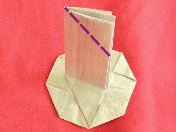 Origami salontafel maken