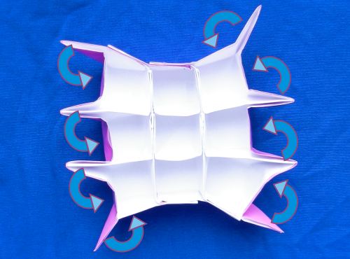 Make an Origami compartment box