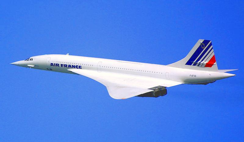 Concorde supersonic plane