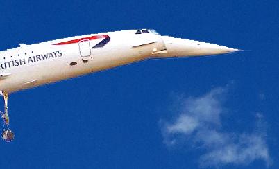 Nose of a Concorde plane