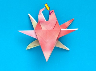 origami crab diagrams