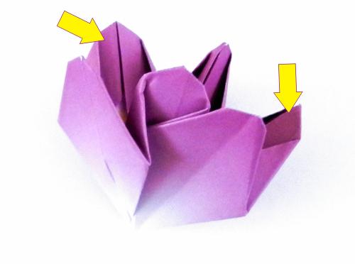 Folding an Origami Crocus flower